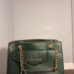 Anne Klein Forest Green Shoulder Bag